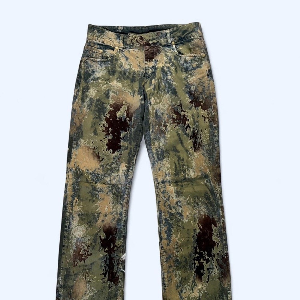 Rare Vintage Jean Paul Gaultier JPG Camo Jeans